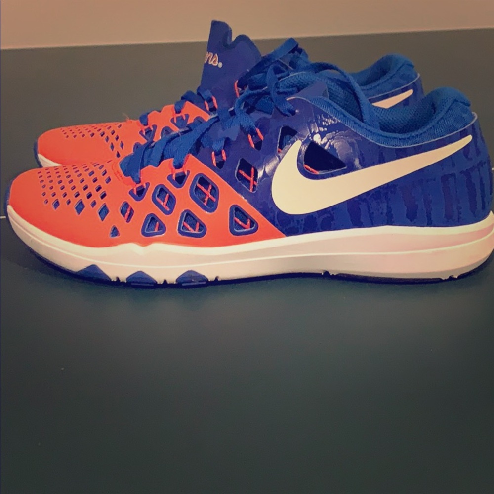 Nike shoes that are customized for the gators